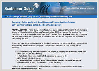 Scotsman Guide Media Press Release